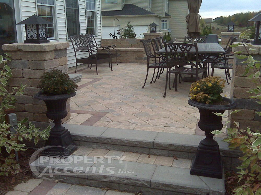 Stone Patios And Walls, Orchard Park, New York, NY Elevated Patio with Stone Walls. Photo 1 - Stone Patios And Walls, Orchard Park, New York, NY