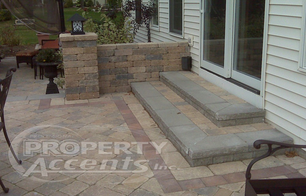 Stone Patios And Walls, Orchard Park, New York, NY Elevated Patio with Stone Walls. Photo 2 - Stone Patios And Walls, Orchard Park, New York, NY