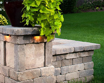 Tru Scapes Accent Path Hardscapes Lights West Seneca New York NY